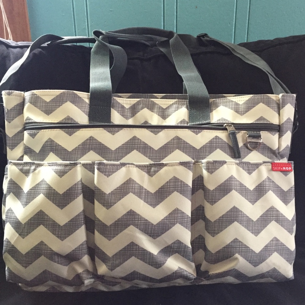 Skip Hop Diaper Bag Tote For Double Strollers